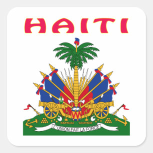 Sticker Carré Manteau du Haïti des bras