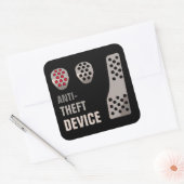 Sticker Carré MANUEL anti-vol (Enveloppe)