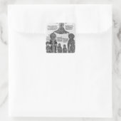 Sticker Carré Manuel Palaeologus protégé par la Vierge Marie (Sac)