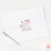 Sticker Carré Maquillage Artiste Lashes Brosses Instructions (Enveloppe)