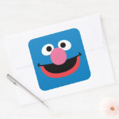 Sticker Carré Maquillage de Grover (Enveloppe)