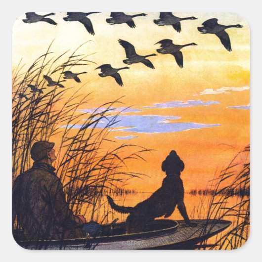 Sticker Carré Marais par Paul Bransom (Devant)