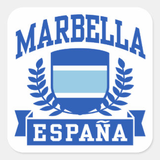 Sticker Carré Marbella Espana