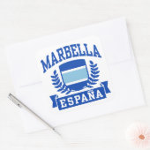 Sticker Carré Marbella Espana (Enveloppe)
