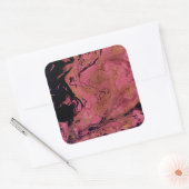 Sticker Carré Marbre, aquarelle (Enveloppe)