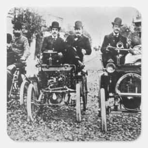 Sticker Carré Marcel (d.1903) et Louis (1877-1944) Renault driv