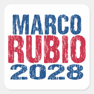 Sticker Carré Marco Rubio 2028 (désapprouvé)