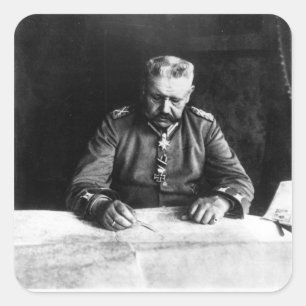 Sticker Carré Maréchal Paul von Hindenburg, 1914