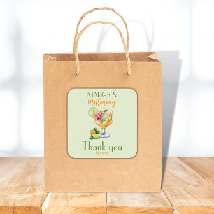 Sticker Carré Margs et Mariage Tequila & Fiesta Enterrement de V