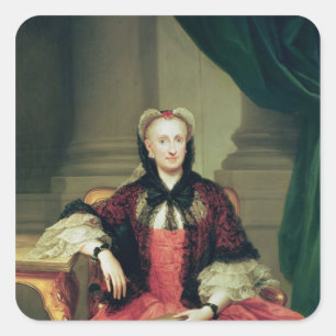 Sticker Carré Maria Amalia de Saxe Reine d'Espagne