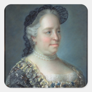 Sticker Carré Maria Theresa, impératrice d'Autriche, 1762