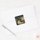 Sticker Carré Maria, "Un voyage sentimental" (Enveloppe)