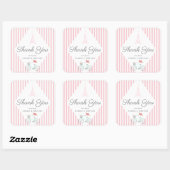 Sticker Carré Mariage à Paris (Feuille)