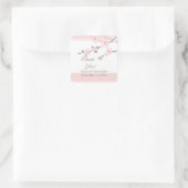 Sticker Carré Mariage Cherry Blossom (Sac)