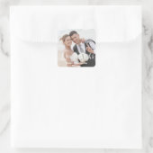 Sticker Carré Mariage de calligraphie photo fanée en gros (Sac)