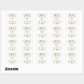 Sticker Carré Mariage de colibri (Feuille)