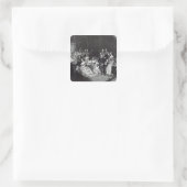 Sticker Carré Mariage de la princesse royale (Sac)