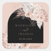 Sticker Carré mariage de l'arc (Devant)