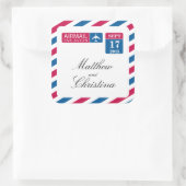 Sticker Carré Mariage de messagerie (Sac)