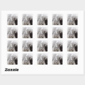 Sticker Carré Mariage d'Edward II et d'Isabelle de France (Feuille)