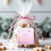 Sticker Carré Mariage des étoiles de soleil rose de coucher de s