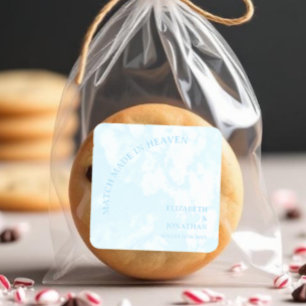 Sticker Carré Mariage fait au ciel