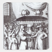 Sticker Carré Mariage juif (Devant)