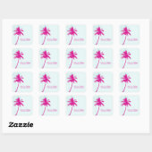 Sticker Carré Mariage Palm Trees (Feuille)
