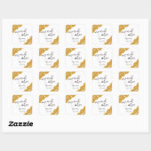 Sticker Carré Mariage Prévu : Réception de Fiançailles (Feuille)