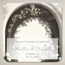 Mariage romantique Boho Botanique Arche Favoriser