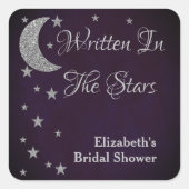 Sticker Carré Mariage sous les étoiles (Devant)