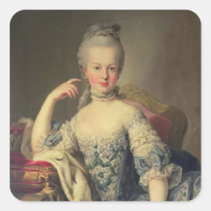 Sticker Carré Marie Antoinette