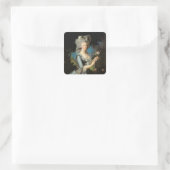 Sticker Carré Marie Antoinette avec un Rose, 1783 (Sac)