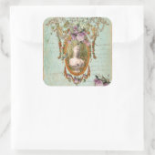 Sticker Carré Marie Antoinette Versailles Jardins antiques (Sac)