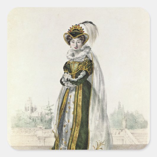 Sticker Carré Marie Dorval dans 'Marion Delorme' de Victor (Devant)