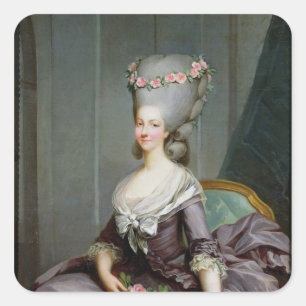 Sticker Carré Marie-Therese de Savoie-Carignan Princesse