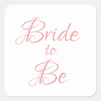 Mariée à être rose Script Élégant Chic Plutôt