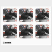 Sticker Carré Marilyn Patriotique (Feuille)