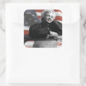 Sticker Carré Marilyn Patriotique (Sac)