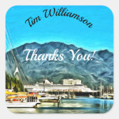 Sticker Carré Marina Vallarta 0946 (Devant)