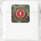 Sticker Carré Marines des États-Unis : Premier lieutenant (USMC  (Sac)