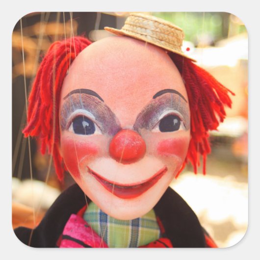 Sticker Carré Marionnette (Devant)