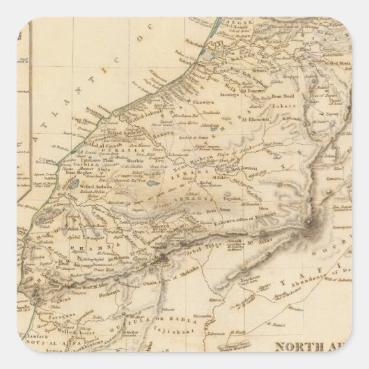 Sticker Carré Maroc 2 (Devant)