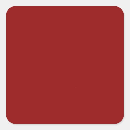 Sticker Carré Maroon rouge vin (Devant)