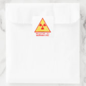 Sticker Carré Marque radioactive (Sac)