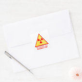 Sticker Carré Marque radioactive (Enveloppe)