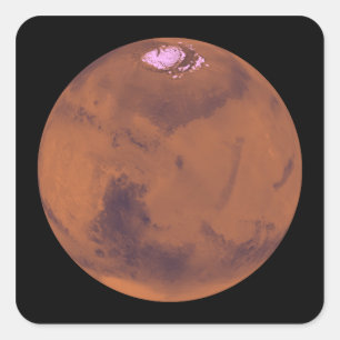 Sticker Carré Mars 6