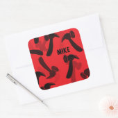 Sticker Carré Marteau de charpentier (Enveloppe)