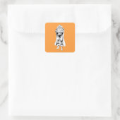 Sticker Carré Martian Manhunter Plan Debout (Sac)
