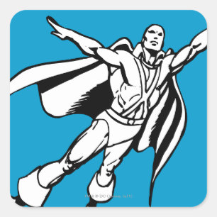 Sticker Carré Martian Manhunter Soit 3
